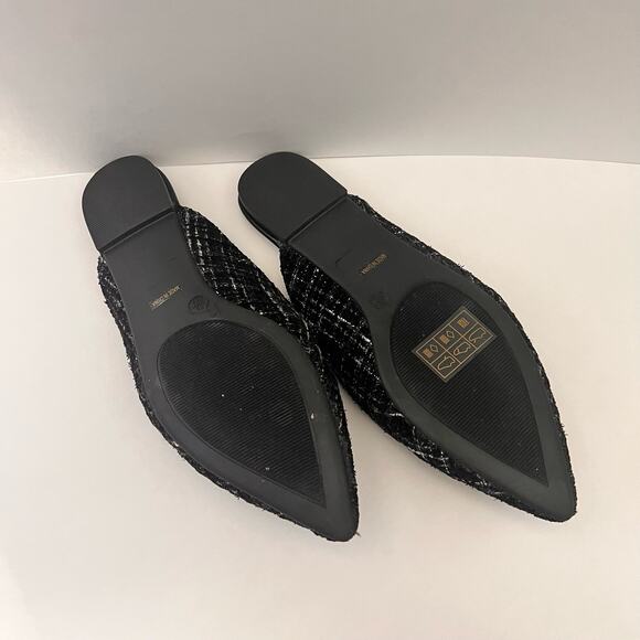 Lulus Black loafer slides Size 8.5 - Picture 3 of 5